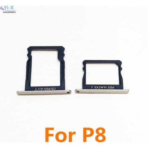 1Set SIM Card Slot Tray Holder Adapter Repair Parts for Huawei P8