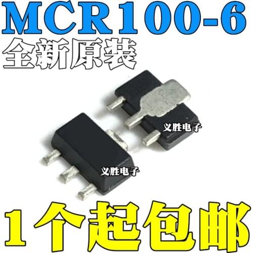 20 pçs/lote MCR100-6 SOT89