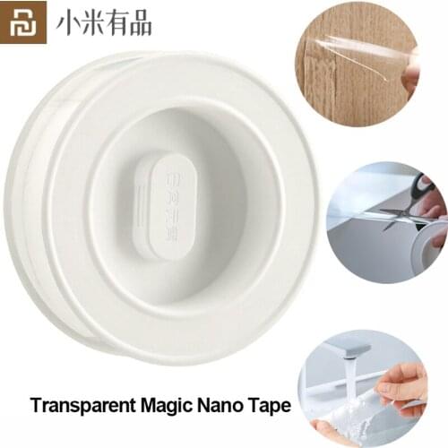 2021 Orginal Youpin Magic Seamless Tape Repeated Use Of Strong Adsorption Transparent Viscose Use Washable Everyday Elements