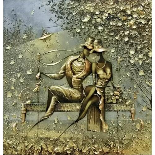 5D DIY Diamond Painting Sweet beloved Lovers Full Square Round Diamond Embroidery Kit Portrait Art Pictures Britain S88