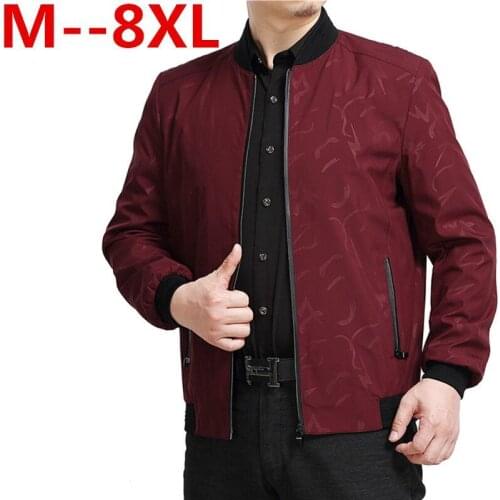 Plus size 10XL 9xl 8xl 6xl New Jacket Men Fashion Casual Loose Mens Jacket Sportswear Bomber Jacket Mens jackets and Coats