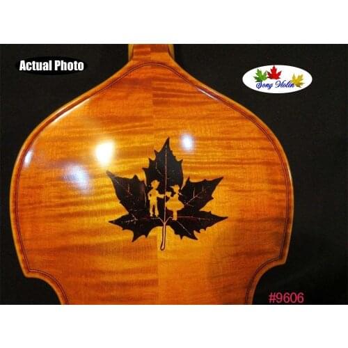 Baroque style SONG Brand Maestro inlayed maple leaf 5 strings violin 4/4 #9606