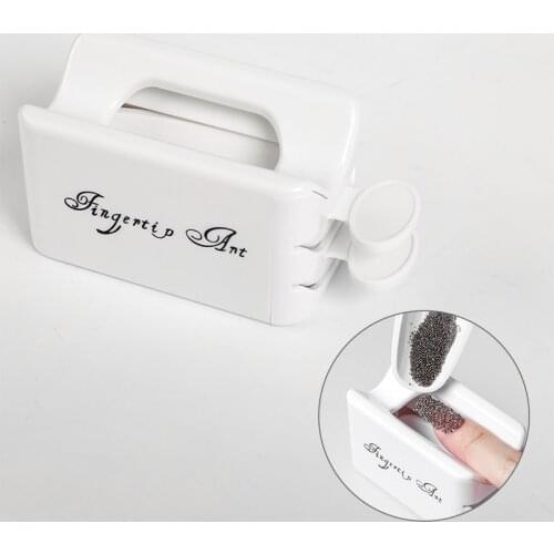 Double Layer Powder Drill Nail Art Manicure Tools Recycling Portable Storage Container Dipping Powder Recycling Box