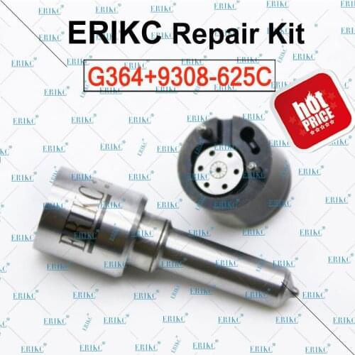 ERIKC Nozzle H364 G364 Control Valve 9308-625C Diesel Injector Overhual Kits 7135-578 for Delphi Opel Antara 03P130282 28239769