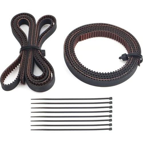 Quality Replacement For 3D Printer For Genius Gates 2GT-6mm Belt X + Y Axis GT2 Split Timing Belt Artillery 3D Printer Accessory