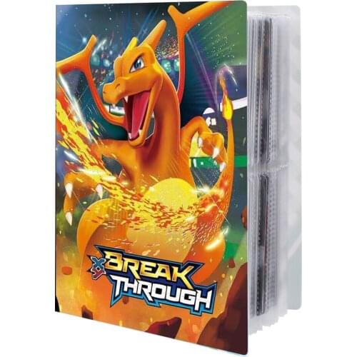 240Pcs Holder Collections Pokemon Cards Album Book Top Loaded List Toys Gift For Children