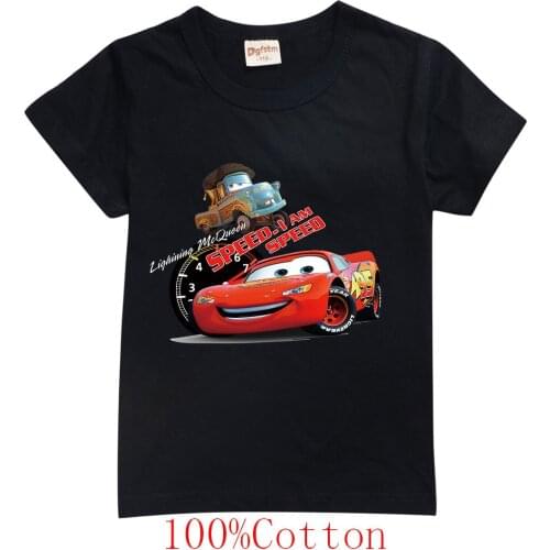 McQueen Boys Summer Clothes Cute Cars Kids Clothes Girls 10 To 12 Teenage T Shirt Little Baby Shirt Child Tops Student Tees 2021