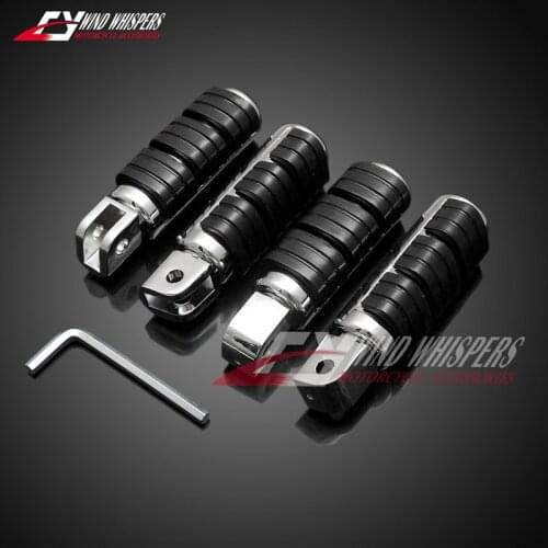 Motorcycle Front Rear Footrests Foot pegs For Honda VLX Steed 400 600