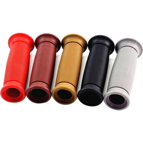 YOLU 2Pcs Motorcycle Rubber Handlebar Rubber Handlebar Hand Grip Bar End For Motorcycle Bike Cafe Racer Car Styling