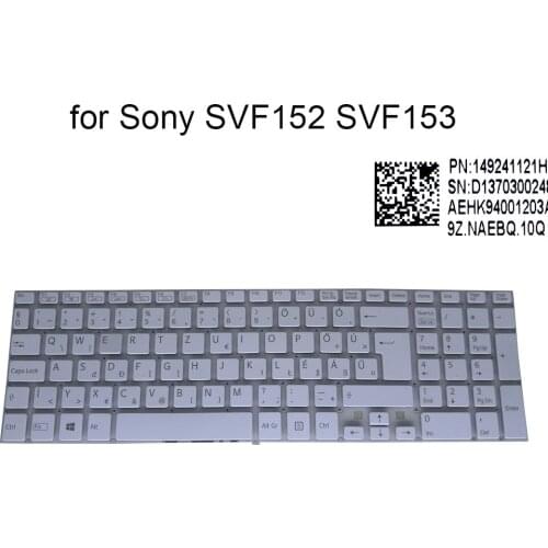 Hungary replacement keyboards for Sony VAIO SVF152 15CXP SVF153 SVF15 SVF1541 HU computers keyboard laptop part New 149241121HU