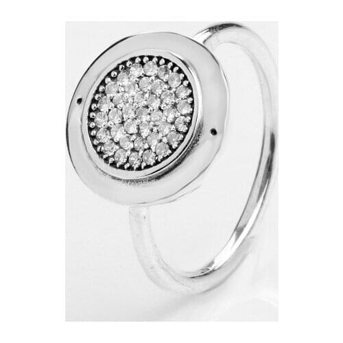 2021 Sale hot fashion jewelry jewelry Authentic 925 silver Women Crystal from Swarovskis wedding ring engagement