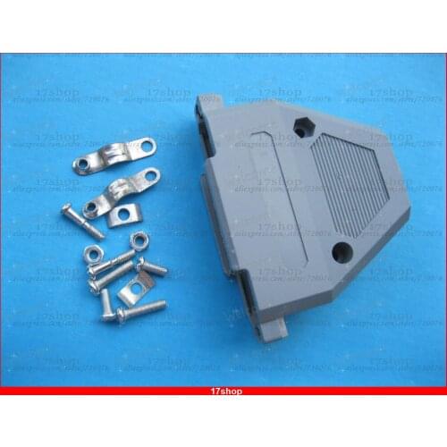 10 pcs D-Sub Hood Cover Plastic Shell for 37Pin 2 Rows DIP D-Sub Connector