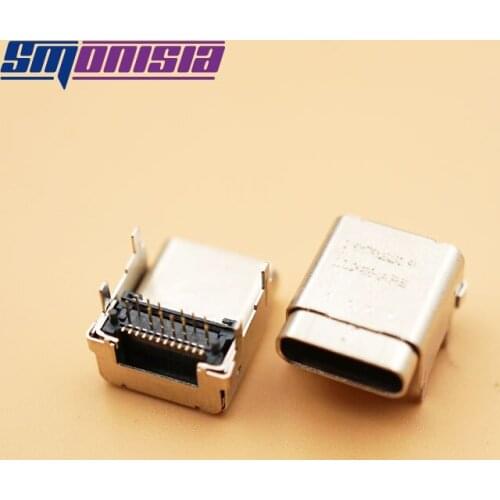 Smonisia 10pcs Micro USB Jack Connector Type c USB Plug Charging Port Dock Jack