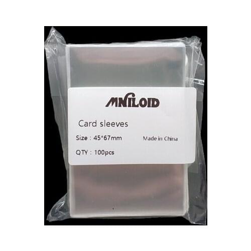 100pcs/lot 45*67mm Board Game Card Sleeves Magic Cards Protector Gaming Trading Card Holder Sleeves