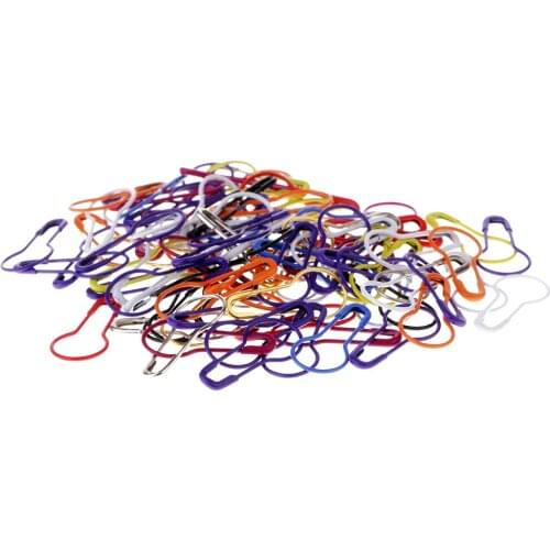 100Pcs Mini Assorted Metal Safety Pins Gourd Brooches DIY Findings Crafts