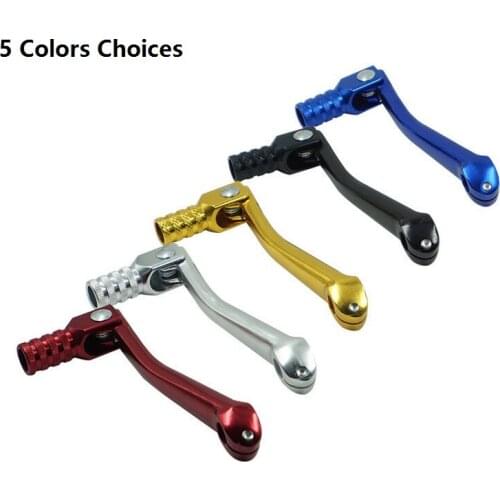 1xMotorcycle Adjustable Height 15cm Kickstands Motor Scooter Modified Foot Bracket CNC Aluminum Alloy Side Stand Gear Star Lever