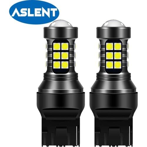 2Pcs 1156 BA15S P21W LED T15 W16W 7440 W21W T20 3030 LED Bulb Auto Signal Lamp Brake Reverse Car Light White Car Accessories