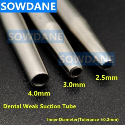 4 pieces Dental Aspirator Ferguson Frazier Suction Tube without wire Weak Suction Surgical Lab Tube Dental Suction Tube