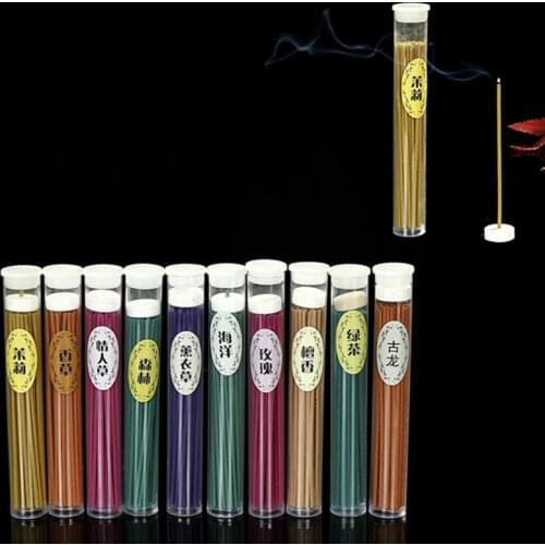 50Pcs/1box Random Sticks Incense Aromatherapy Fragrance Spices Fresh Air Natural Aroma Indoor Spices Sandalwood