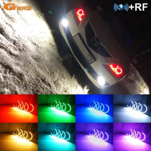For Mazda 3 mazda3 BK 2003 2004 2005 2006 2007 2008 RF remote Bluetooth APP Multi-Color Ultra bright RGB LED Angel Eyes kit
