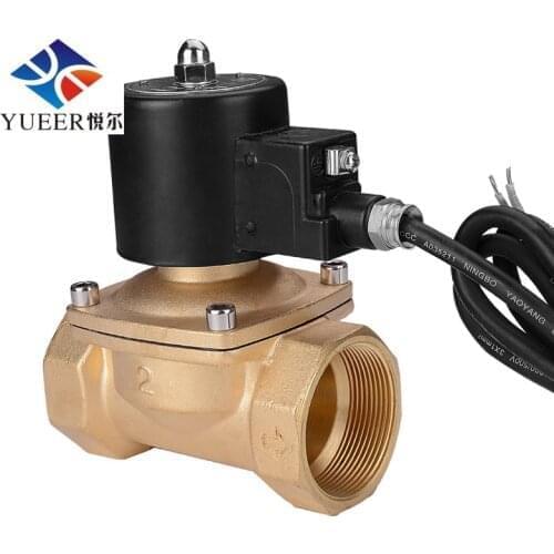 Electromagnetic Valves Air Direct-acting 2W AC220V N/C Form Brass Explosion-proof Water Solenoid Valves