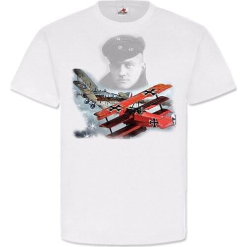 Hot Sell 2019 Fashion Lukas Wirp Red Baron Manfred Von Richthofen Paintings Picture Art T Shirt O-Neck T Shirt