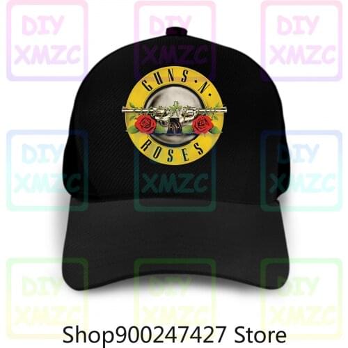 Guns N Roses Baseball Cap Classic Logo Hats Unisex Tg