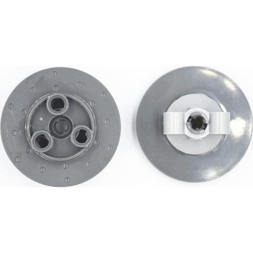 MOC Building Blocks Technical 4pcs WHEEL BEARING BACK & DESIGN ELEMENT, W/ 4.85 HOLE compatible with lego for Kids Boys Toy