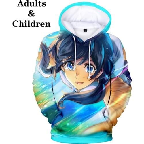 Handsome Weathering with you Comfortable New 3D Hoodies Suitable Children Men women 3D Clothes Autumn boys girls 3D pullover