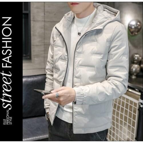 2020 new autumn/winter mens outerwear thin down jacket for men winter youth pure color men warm coat
