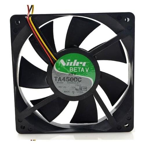 NIDEC A34452-57 48V 0.12A 12025 12CM chassis frequency converter cooling fan