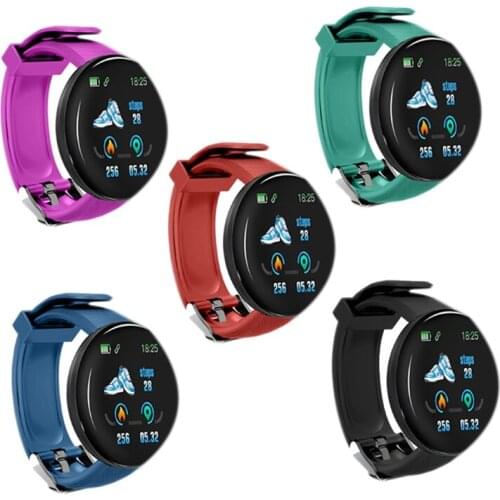 Cross-Border New Product D18 round Screen Smart Bracelet Color Screen Sleep Monitoring Waterproof Record Number of Steps
