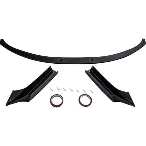 Front Diffuser Splitter Valance Lip Spoiler Matte Black Skirt for BMW BMW M-SPORT 2 Series F22 F23 2013 2014 2015 2016 2017