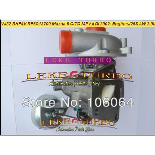 Wholesale VJ32 RHF4V VDA10019 RF5C13700 Turbo Turbocharger For Mazda 6 CiTD MPV II DI/Premacy 2002- Engine J25S MZRCD LW 2.0L