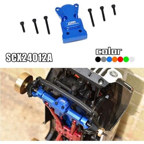 GPM Axial 1/24 4WD SCX24 DEADBOLT-AXI90081 AXI00002 Metal Aluminum Alloy Front Rear Gearbox Universal Cover RC Car Parts