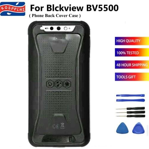 For Blackview BV5500 / BV5500 Pro Back Battery Cover Case BV 5500 BV5500 Plus Original Outer Frame Battery Cover Replacement