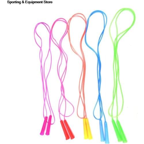 1Pc 2m Speed Wire Skipping Adjustable Jump Rope Fitness Sport Exercise Cross Fit Student Kids