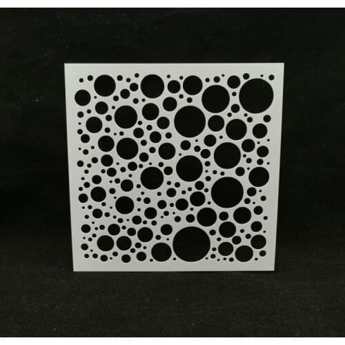 13*13 Round Layering Painting template Stencils graffiti hand copied board hollowed out photo album graphic spray painting tool