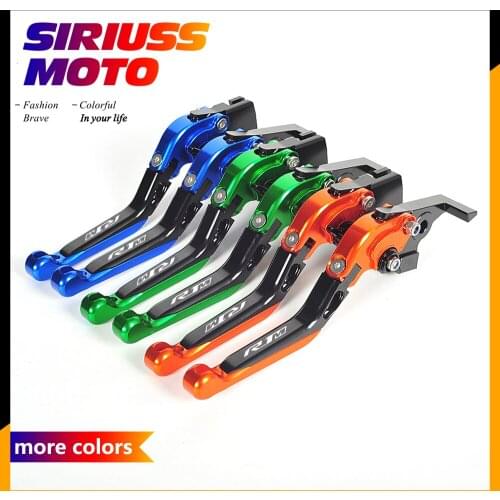 14 Colors CNC Motorcycle Foldable Lever Motocross Brake Clutch Levers Case for Yamaha YZF-R1M YZF R1M R1 2015-2016