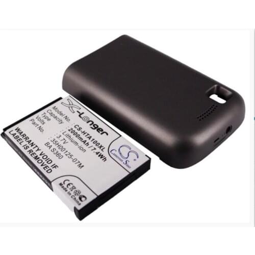Cameron Sino 2000mAh battery for HTC A3288 CLIC100 Tatto 35H00125-07M BA S360 TOPA160 Mobile, SmartPhone Battery