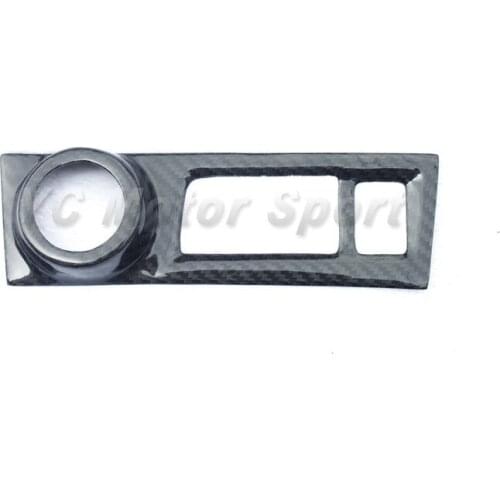Car Accessories Dry Carbon Fiber LHD Engine Start Panel Cover Fit For GT86 FT86 ZN6 FRS BRZ ZC6 Interior Trim Cover Car-styling