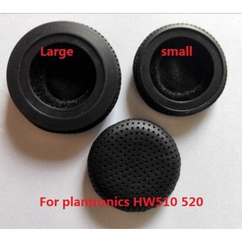 DHL free. 100pcs. original replace earpad for PLT HW510 520 earpad. HW510 520 black earpad. small . Large size