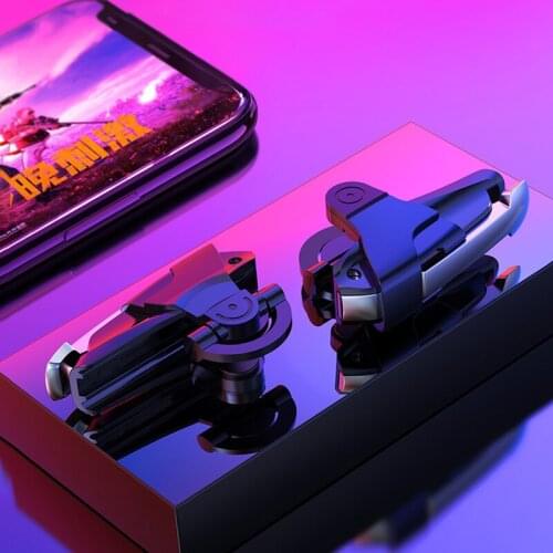 Metal PUBG Trigger Gamepad Controller Sensitive Touch L1R1 Fire Button Shooter Grip Trigger Aim Key Joystick For Android Iphone