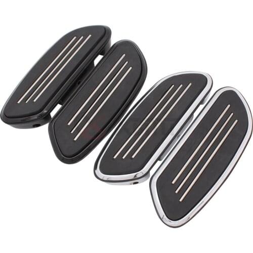 Motorcycle Streamline Passenger Foot Pegs Footboard For Harley Touring Ultra Classic FLHTCU FLT FLHT FLHX Electra Street Glide