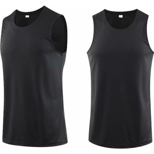 2021 New Compression Tights Gym Tank Tops Quick Dry Sleeveless Sports Shirt Men Fitness Clothing Summer Cool Mens Running Vest