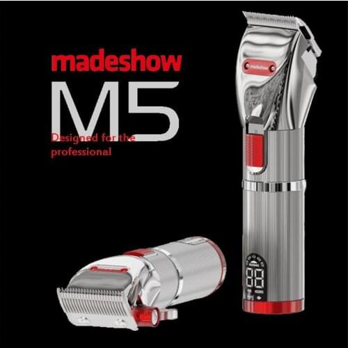 NEW Oil Head Hairdresser Electric Hair Clippers LCD Hair Trimmer M5 Professional Barbershop Razor Blades 3000m AH 100-240v