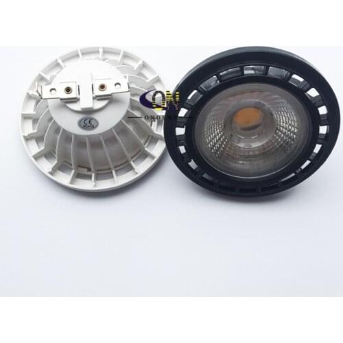 ONDENN Dimmable 10W 15W COB Led G53 AR111 Lamp AC85-265V GU10 AR111 Spotlight Warm Cold White Black White Body Free Shipping