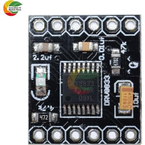 DRV8833 2 Channel Motor Driver Drive Module Board 1.5A 3V 10V H-Bridge 4-Wire Short Circuit Overcurrent Protection Step Motor