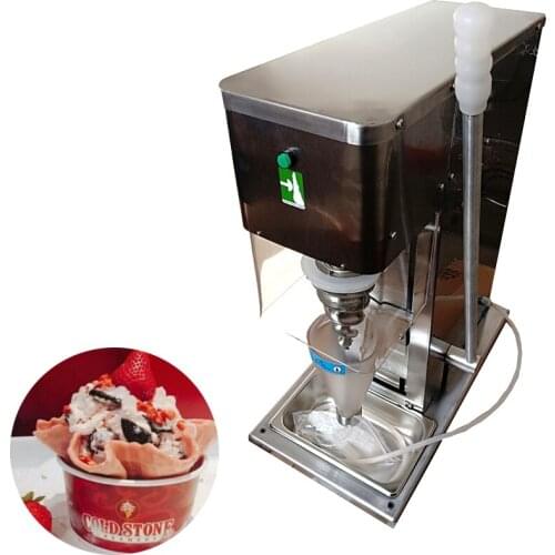 Portable Desktop Frozen Yogurt Mixer Chocolate Strawberry Ice Cream Mixer Ice Cream Blender