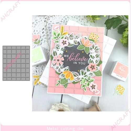 Rectangular Diagonal embossing Metal Cutting Dies for DIY Scrapbooking Photo Album Decorative Embossing PaperCard Crafts Die2020